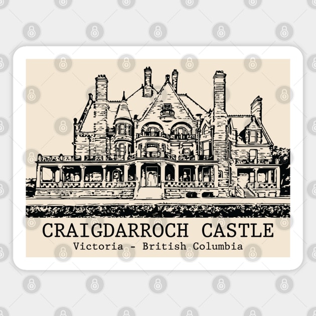 Craigdarroch Castle - Victoria BC Magnet by Lakeric